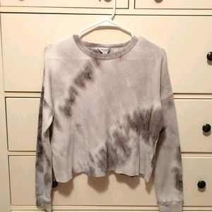 Grey Cropped Sweater